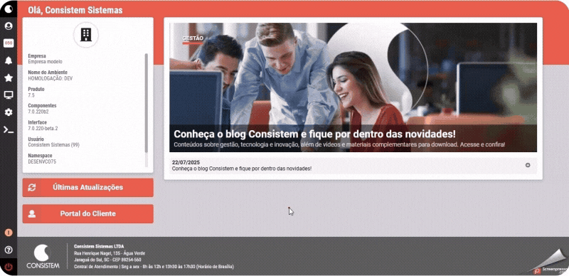 Busca por registros